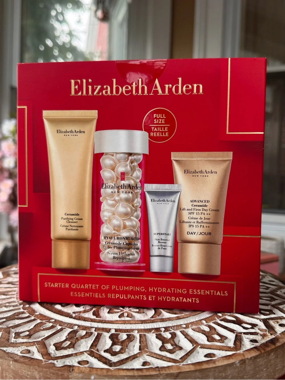 Elizabeth Arden Hyaluronic Acid Ceramide Capsules 4-Piece Skincare Set New